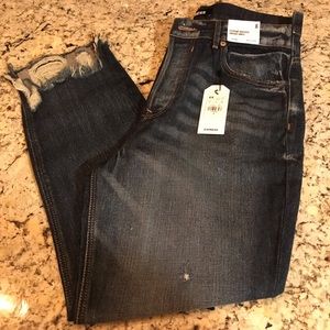 Extreme high rise vintage ankle Express jean